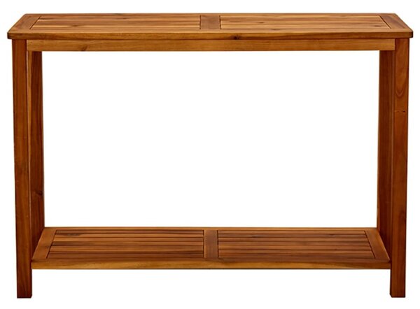Tömör akácfa kerti tálalóasztal 110 x 40 x 75 cm