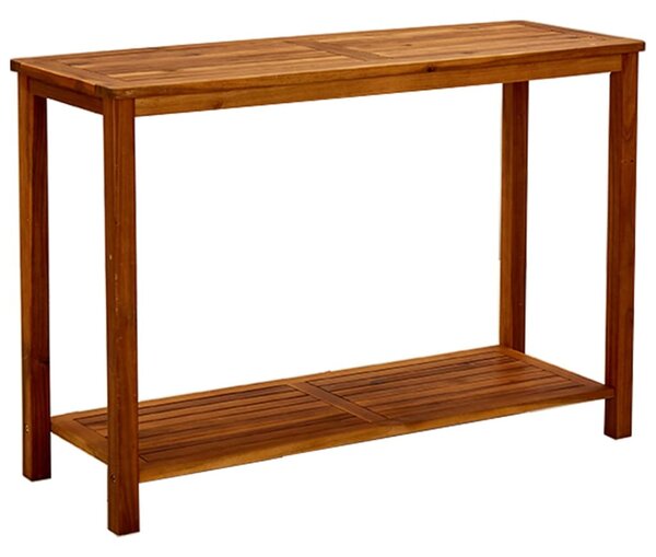 Tömör akácfa kerti tálalóasztal 110 x 40 x 75 cm