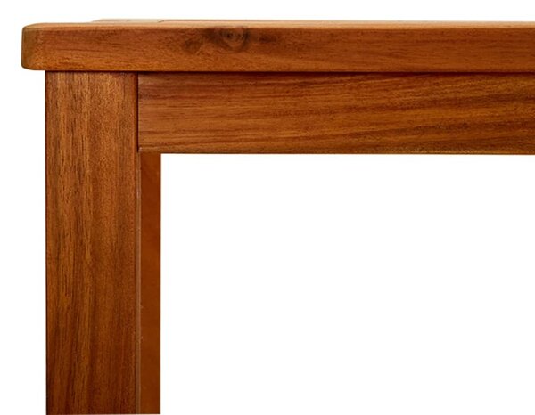 Tömör akácfa kerti tálalóasztal 110 x 40 x 75 cm