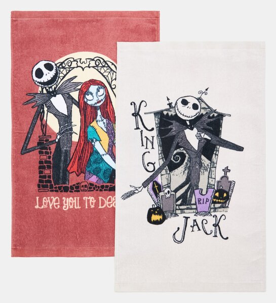 Sinsay - Pamut törölköző 2 db Nightmare Before Christmas - többszínű
