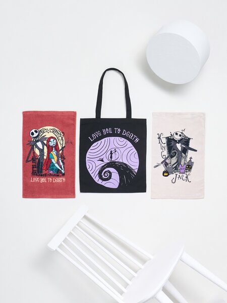 Sinsay - Pamut törölköző 2 db Nightmare Before Christmas - többszínű