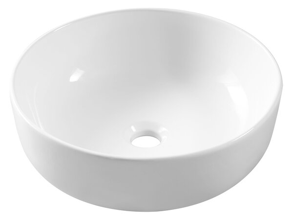 Mosdó lapra Triomini Slim 38,5x38,5 cm fehér színben fényes felülettel túlfolyás nélkül SLM3939