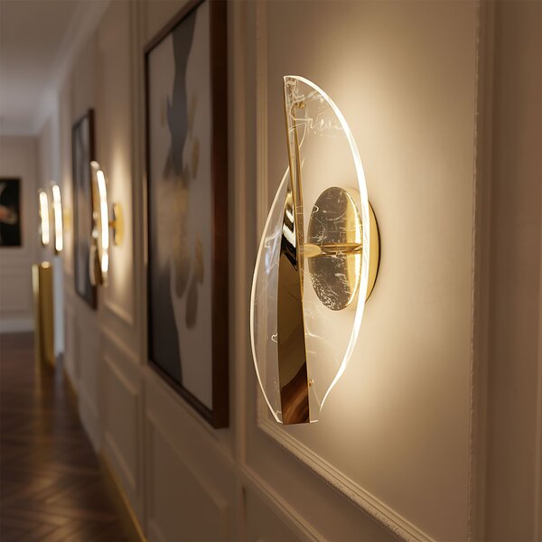 Fali lámpa LED G128-W Gold