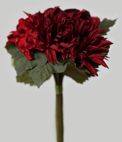 Piros művirág csokor 25cm