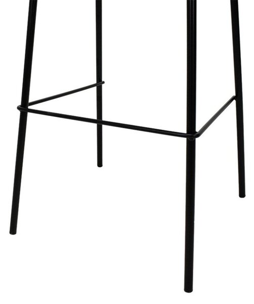 Bárszék Bella, fekete-szürke, 109x41x40 cm