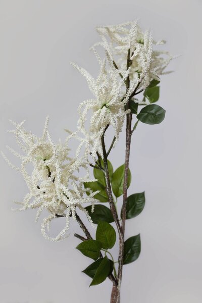 Fehér mű chuchmina virág 101cm