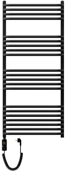 Mexen Apollo, elektromos fűtőelem 1210x550 mm + fűtőrúd 600 W, fekete, W117-1210-550-2600-70