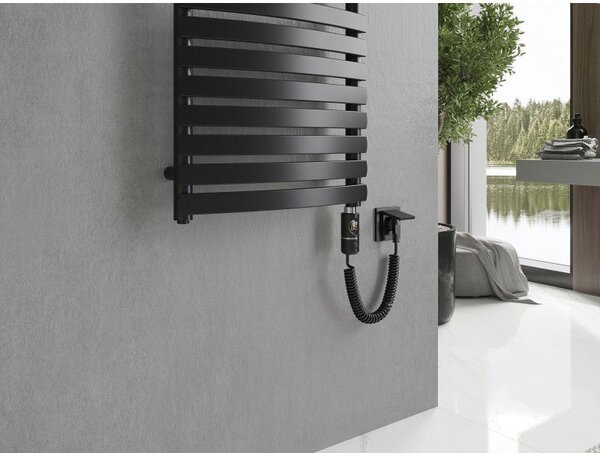 Mexen Bachus elektromos radiátor 1200 x 500 mm, 600 W, fekete - W109-1200-500-2600-70