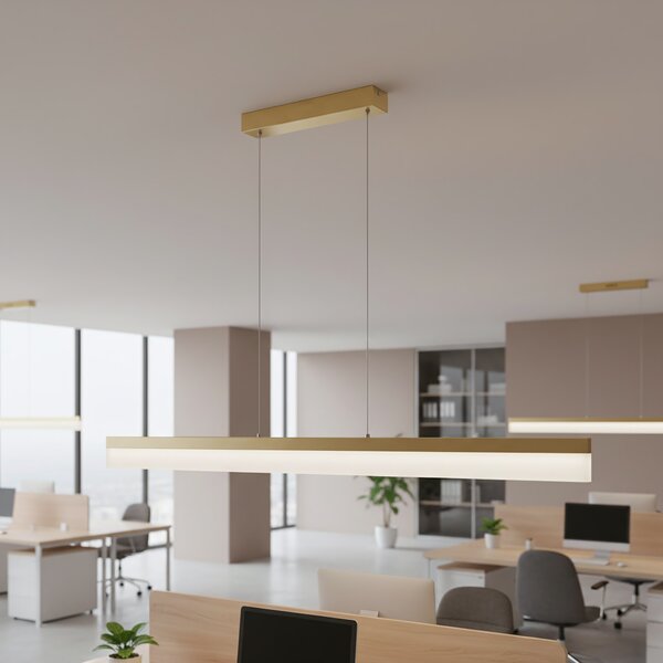 Mennyezeti lámpa LED APP1694-CP 120 cm Brush Gold