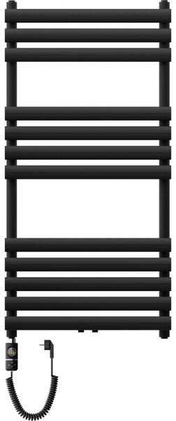 Mexen Jowisz elektromos radiátor 1200 x 600 mm, 600 W, fekete - W107-1200-600-2600-70