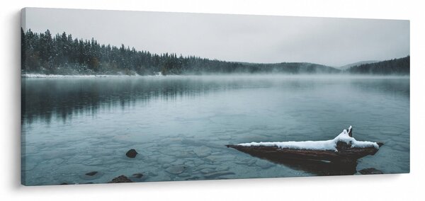 Kép - jeges északi tó (120x50 cm)