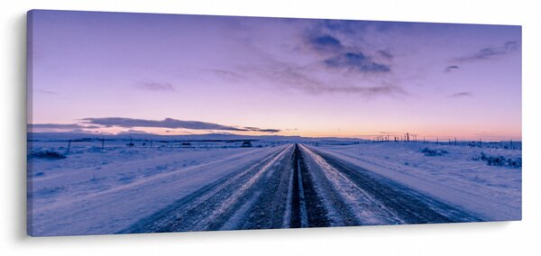 A téli út képe (120x50 cm)