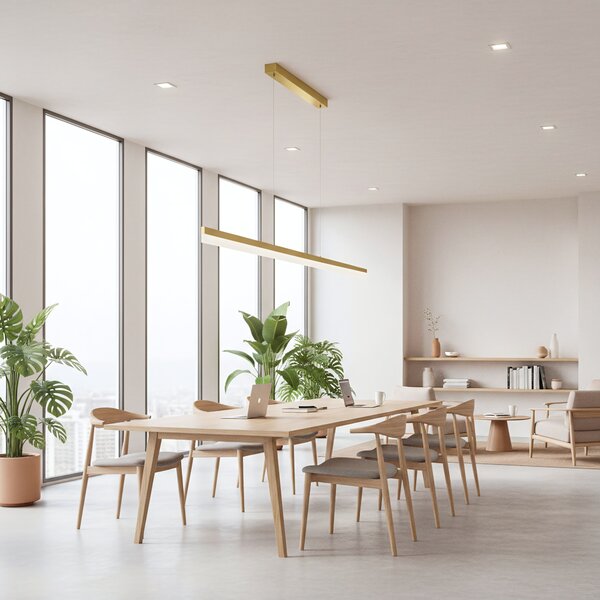 Mennyezeti lámpa LED APP1697-CP 200 cm Brush Gold