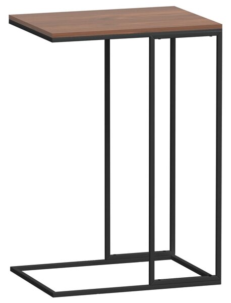 Fekete szerelt fa kisasztal 40 x 30 x 59 cm