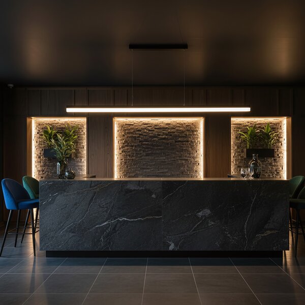 Mennyezeti lámpa LED APP1695-CP 200 cm Black
