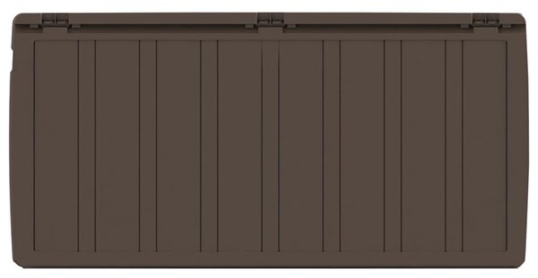Barna párnatároló láda 117 x 45,5 x 57,5 cm 270 L