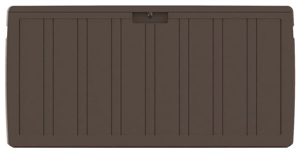 Barna párnatároló láda 117 x 45,5 x 57,5 cm 270 L