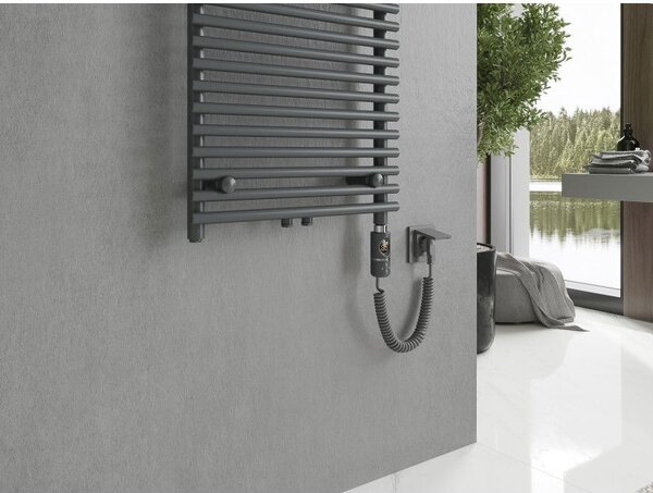 Mexen Sol, elektromos fűtőelem 1200x600 mm + fűtőrúd 900 W, antracit, W125-1200-600-2900-66