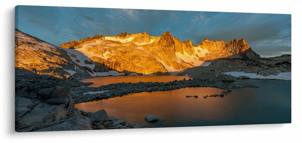 Egy hegyvidéki táj képe (120x50 cm)
