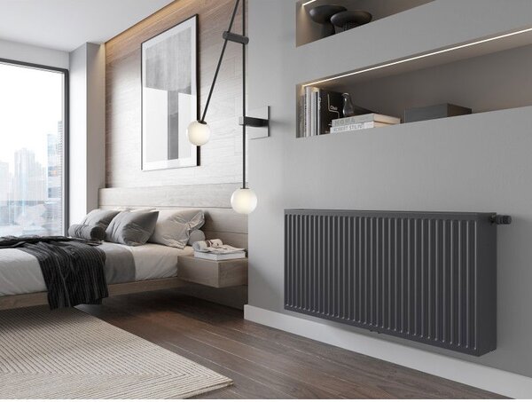 Mexen CC33 lapradiátor 600 x 1000 mm, alsó középső csatlakozás, 2335 W, antracit - W6C33-060-100-66