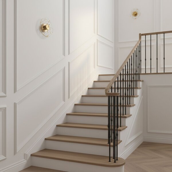 Fali lámpa LED APP1794-W Brush Gold