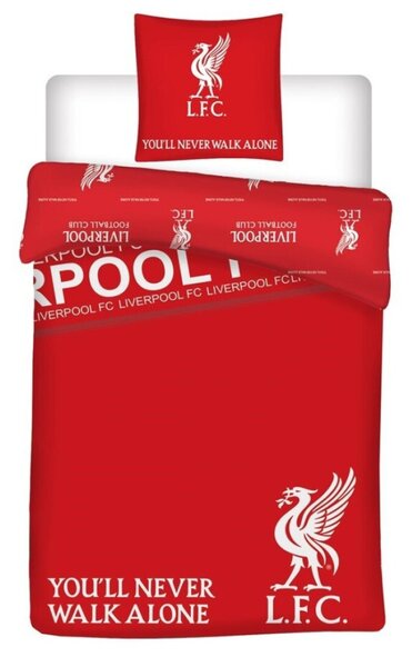 Liverpool FC ágyneműhuzat 140×200cm, 65×65 cm