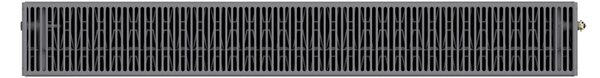 Mexen CC33 lapradiátor 600 x 1000 mm, alsó középső csatlakozás, 2335 W, antracit - W6C33-060-100-66