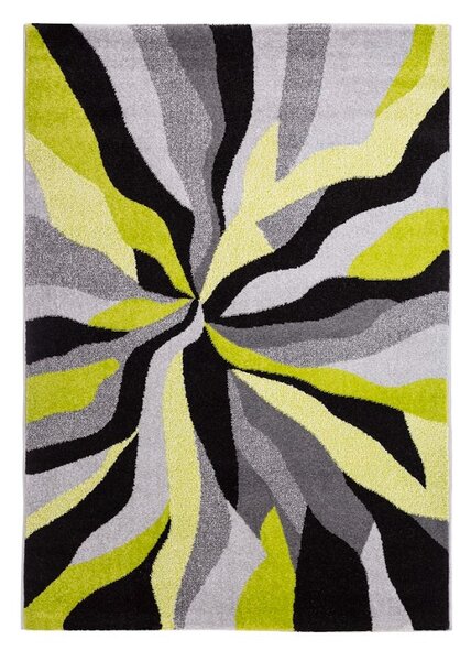 Barcelona D569A_FMF25 zöld modern mintás szőnyeg 80x150 cm