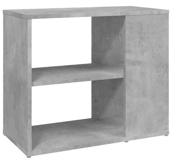 Betonszürke szerelt fa kisszekrény 60 x 30 x 50 cm