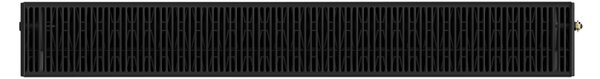 Mexen CV33 lapos radiátor 300 x 1000 mm alsó csatlakozás 1240 W fekete W633F-030-100-70