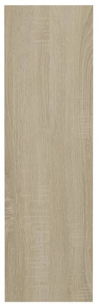 2 db sonoma-tölgyszínű fali cipősszekrény 60 x 18 x 60 cm