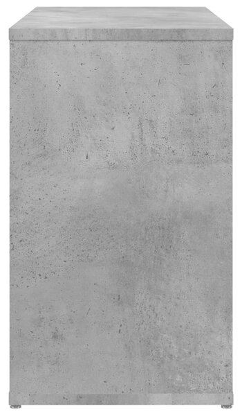 Betonszürke szerelt fa kisszekrény 60 x 30 x 50 cm