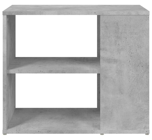 Betonszürke szerelt fa kisszekrény 60 x 30 x 50 cm