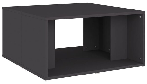 4 db szürke szerelt fa dohányzóasztal 33 x 33 x 33 cm