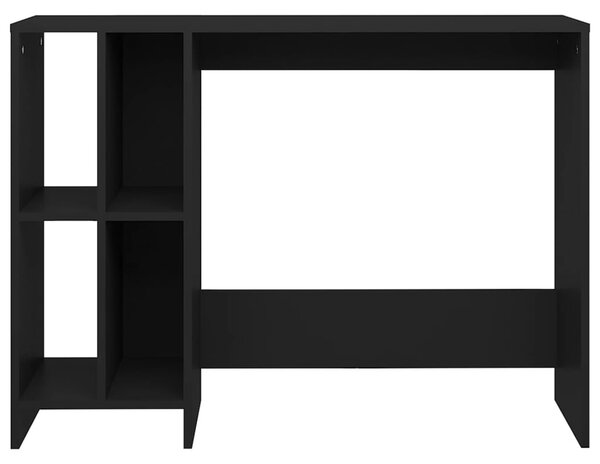 Fekete szerelt fa laptopasztal 102,5 x 35 x 75 cm