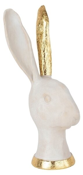 Kare Design Bunny Gold Fehér-Arany Nyúl Dekorációs Szobor