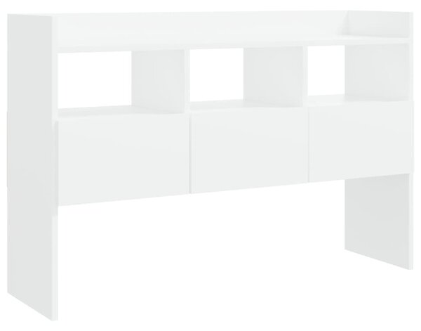 Fehér szerelt fa tálalószekrény 105 x 30 x 70 cm