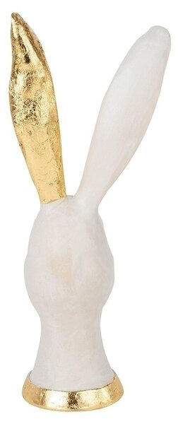 Kare Design Bunny Gold Fehér-Arany Nyúl Dekorációs Szobor