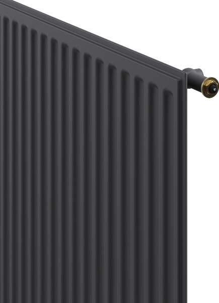 Mexen CVH10 Higiénikus panelradiátor 400 x 1800 mm, alsó csatlakozás, 778 W, antracit, W610H-040-180-66