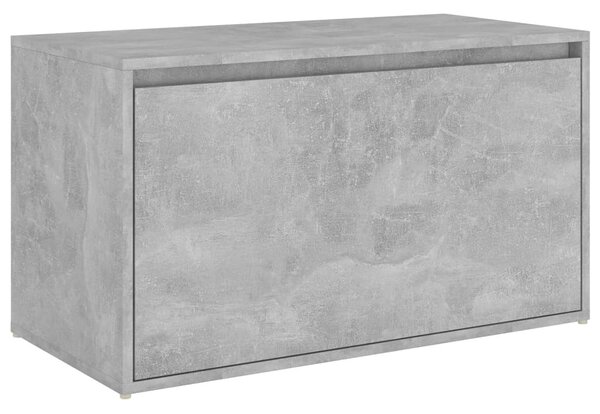 Betonszürke szerelt fa előszobapad 80 x 40 x 45 cm