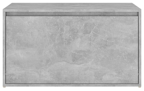 Betonszürke szerelt fa előszobapad 80 x 40 x 45 cm
