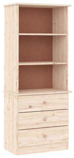 VidaXL ALTA Fenyőfa Könyvespolc - 60x35x142 cm
