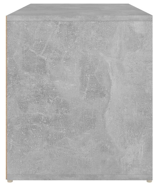 Betonszürke szerelt fa előszobapad 80 x 40 x 45 cm