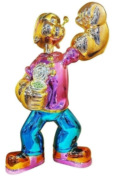 King Home Popeye Üvegszálas Dekorációs Figura 185 cm Többszínű