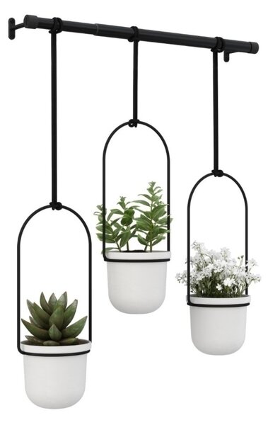 Umbra Triflora Függő Virágtartó Szett Melamin Fehér