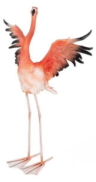 Kare Design Flamingo Road Fly Polimer Korall Dekoratív Szobor