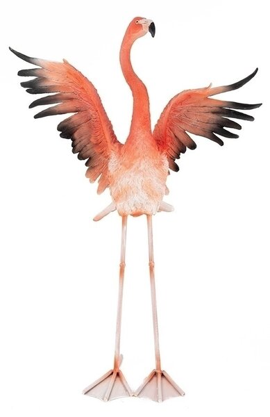 Kare Design Flamingo Road Fly Polimer Korall Dekoratív Szobor