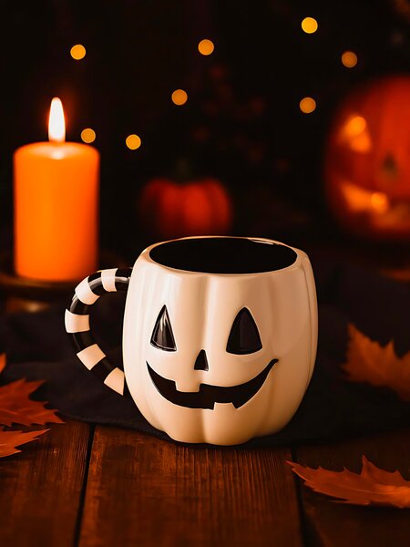 Sinsay - Bögre Halloween mintával - fehér