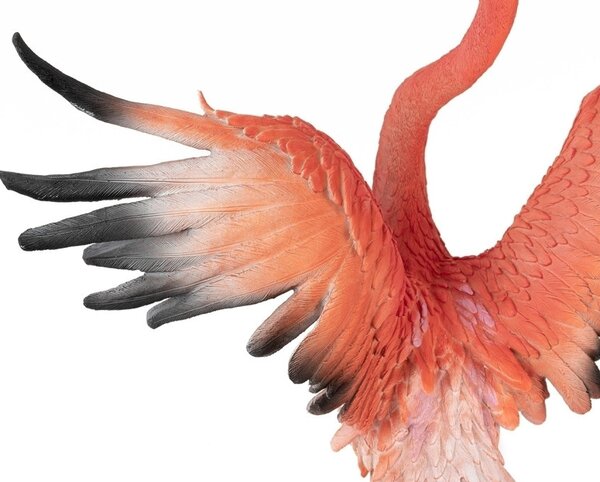 Kare Design Flamingo Road Fly Polimer Korall Dekoratív Szobor