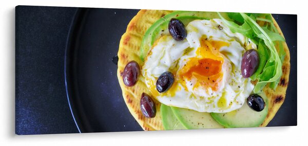 Egészséges palacsinta képe (120x50 cm)